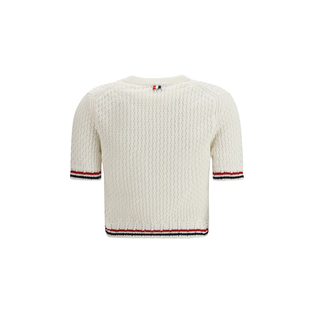 Thom Browne White Cotton T-Shirt | Regal Royce
