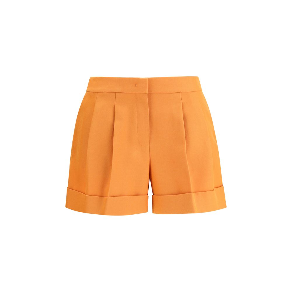 Fendi Orange Fleece Wool Bermuda Shorts | Regal Royce