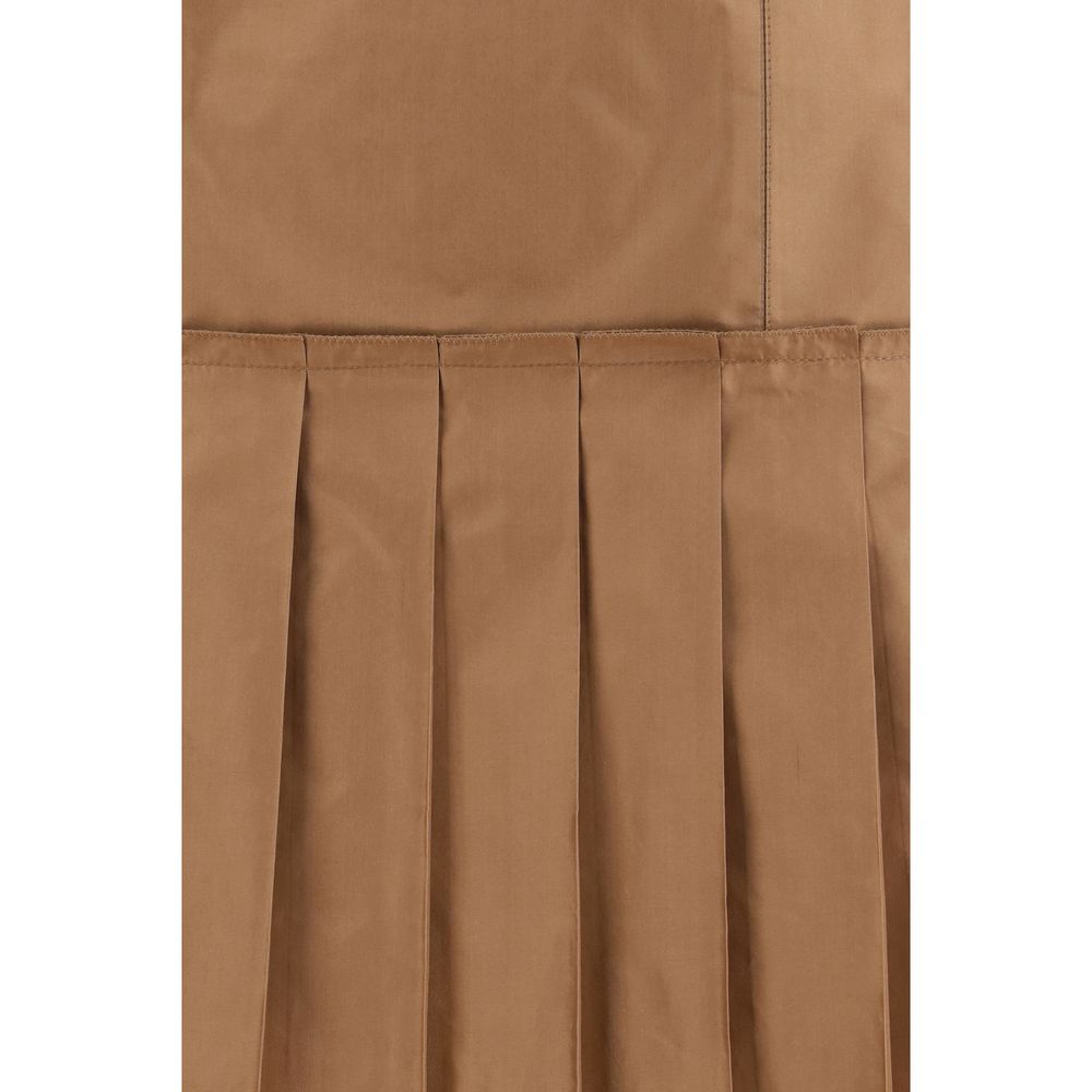 Fendi Brown Silk Mini Skirt | Regal Royce
