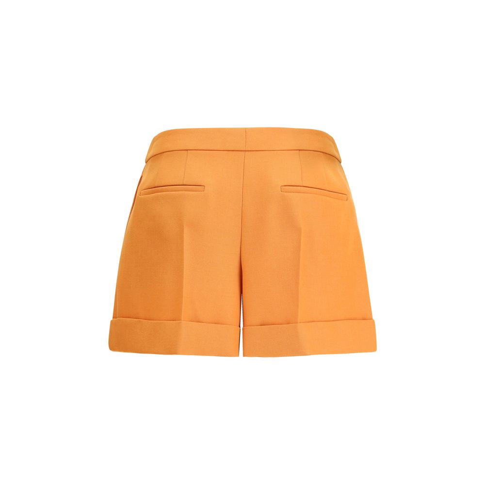 Fendi Orange Fleece Wool Bermuda Shorts | Regal Royce