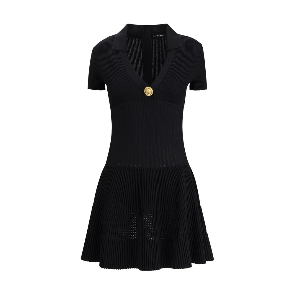 Balmain Black Viscose Casual Dress | Regal Royce