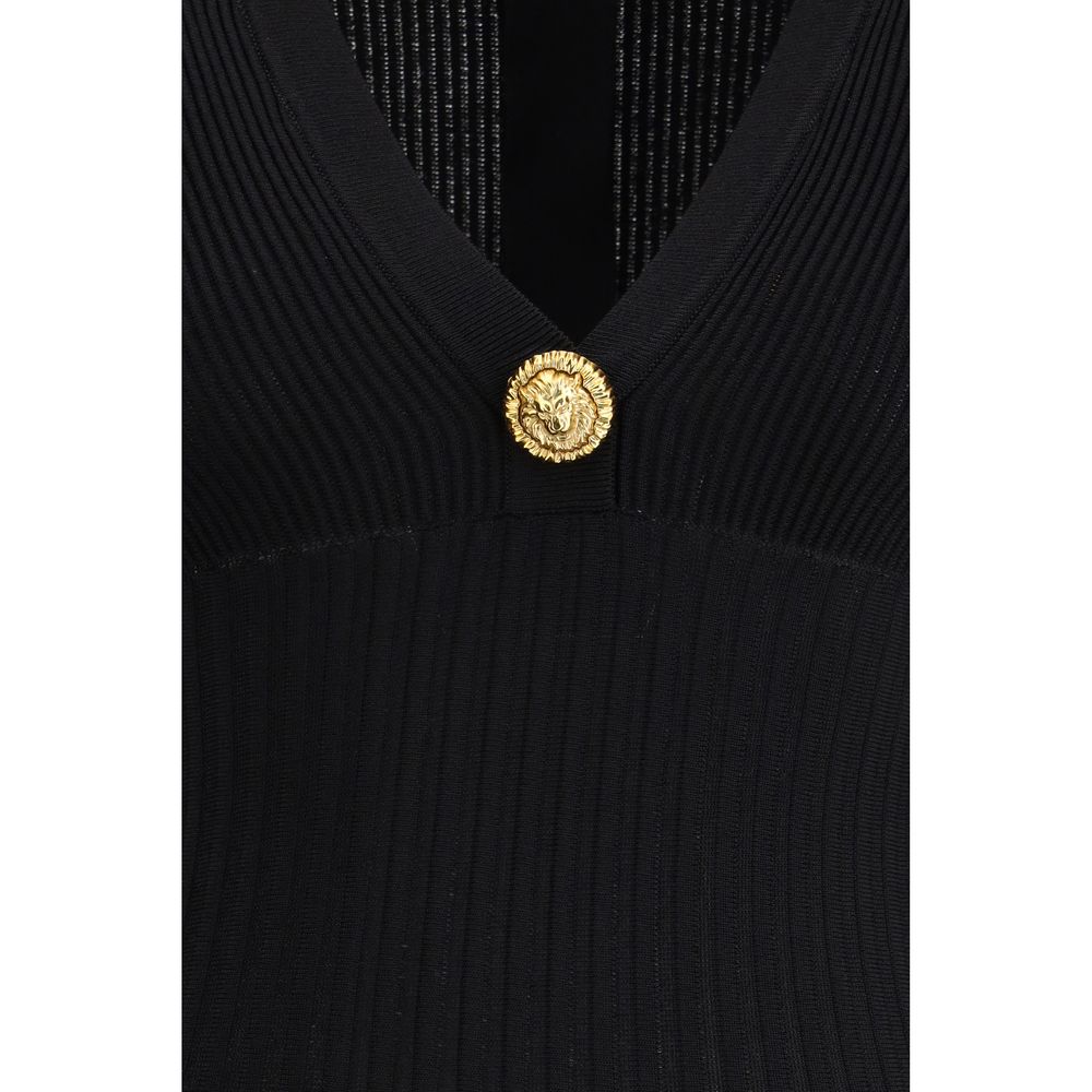 Balmain Black Viscose Casual Dress | Regal Royce
