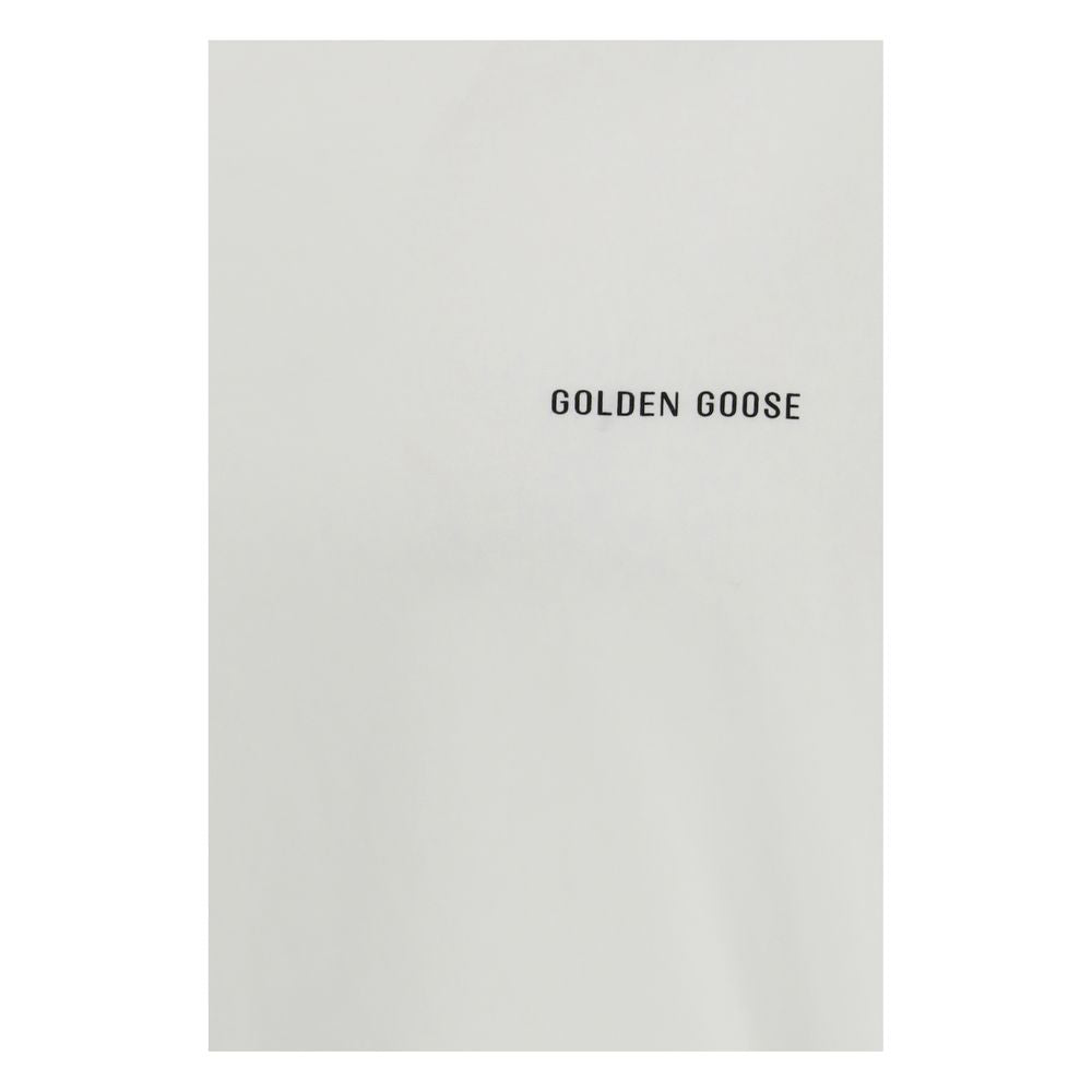 Golden Goose White Cotton T-Shirt | Regal Royce